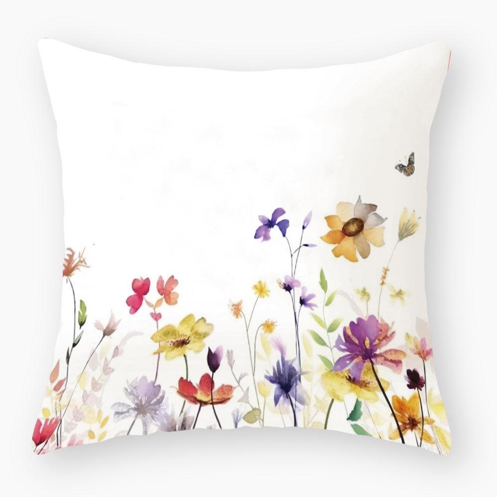 Nordic Oil Painting Pillowcase, Light Luxury Home Sofa Decoration Cushion, Car Seat Cushion, Bedside Pillowcase