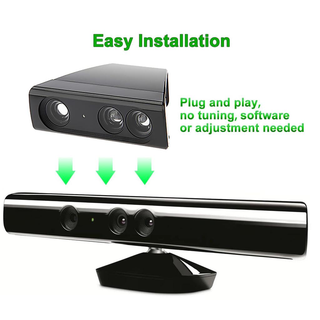OSTENT SuperZoom Lens Sensor Reduced Range Adapter for Microsoft Xbox 360 Kinect Wide-Angle