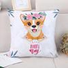 Cute Dog Panda Throw Pillow Covers Decorative Sofa Cushions Children's Cushion Cover Pillowcase for Living Room Couch Pillows