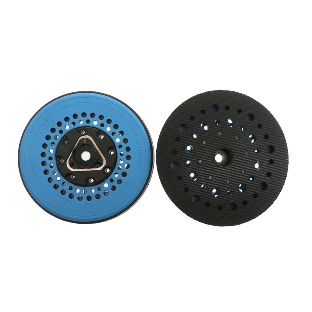 Hook & Loop Sanding Plate 5 Inch 49 Holes  Backing Pad Fit for Orbital Sanding Machine Grinding Polishing Disc