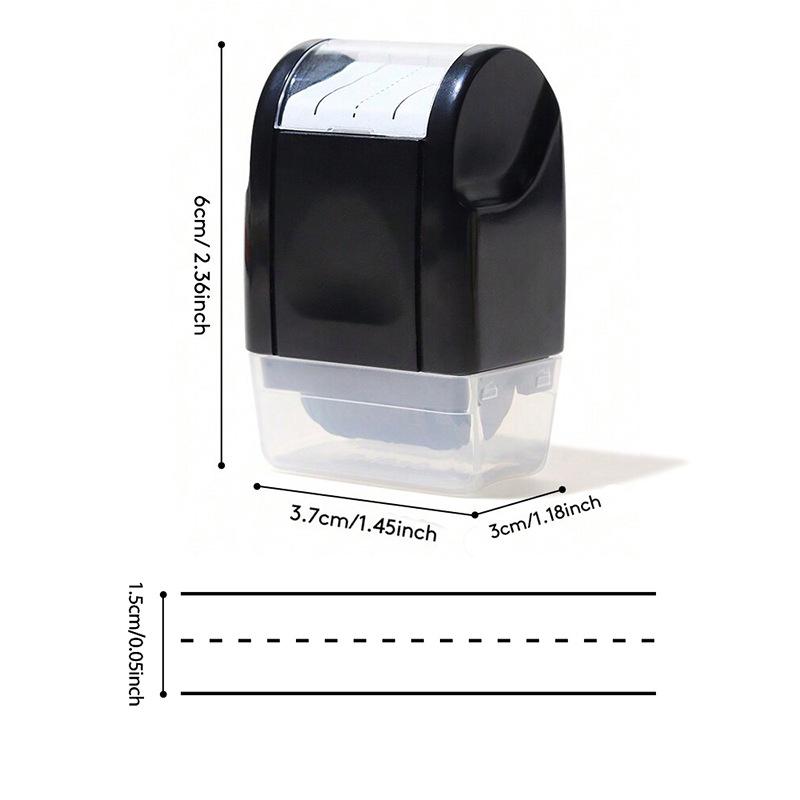 Handwriting Practice Stamp for Kids, Parents, and Teachers - English Three-Line Roller