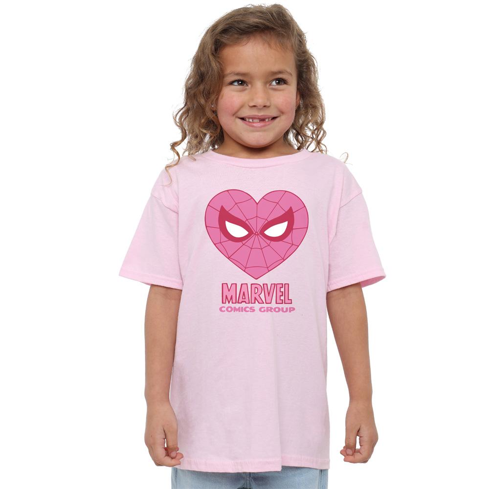 Spider-Man Childrens/Kids Heart T-Shirt
