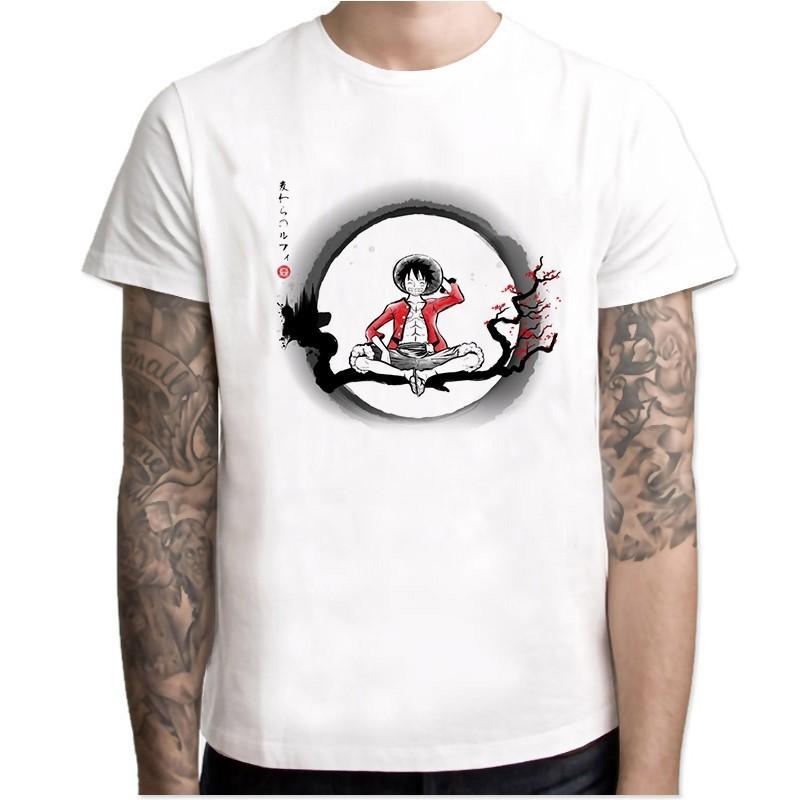 One Piece T-shirt Japanese Anime Shirt Men T-shirt Luffy T-shirts Clothing Tee