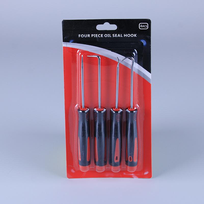 Manufacturer s in-stock oil seal puller and hook set, 9-piece auto repair tool set, oil seal hook puller красный