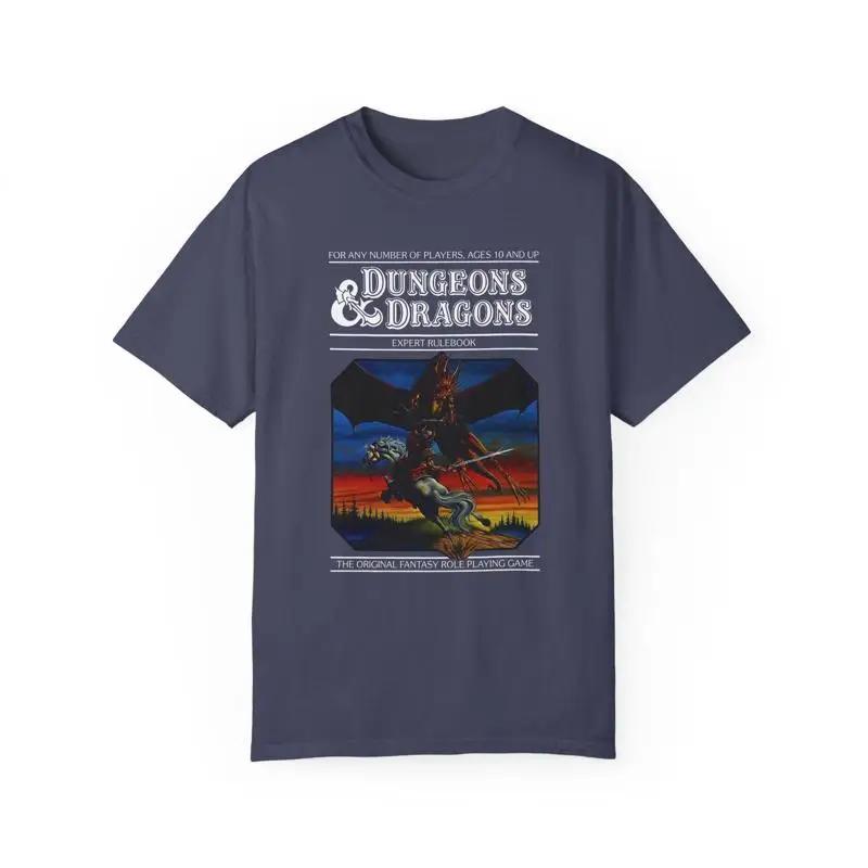 

Retro D BECMI box art Garment Dyed T shirt 5XL різнокольоровий