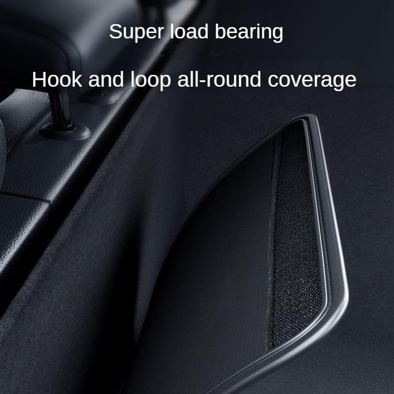 Car Trunk Leather Storage Bag Foldable Car Seat Back Tools Organizer Multifunctional UV Storage Suv Back Seat Hanging Organizer