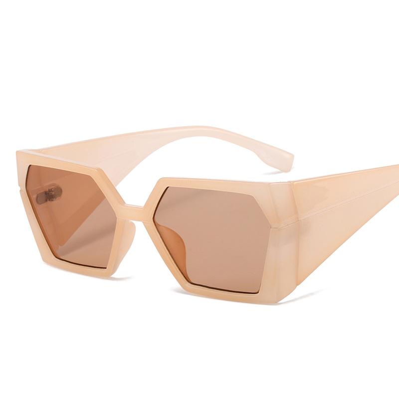 European American Stylish Sunglasses for Women Fashion Trendy Wide Leg Men's Sunglass Vintage Designer Women's Sun Glasses