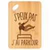 Cutting Board - PLANETEE - Parkour I Can't - Bamboo - 30 X 20 X 1 Cm - Engraved