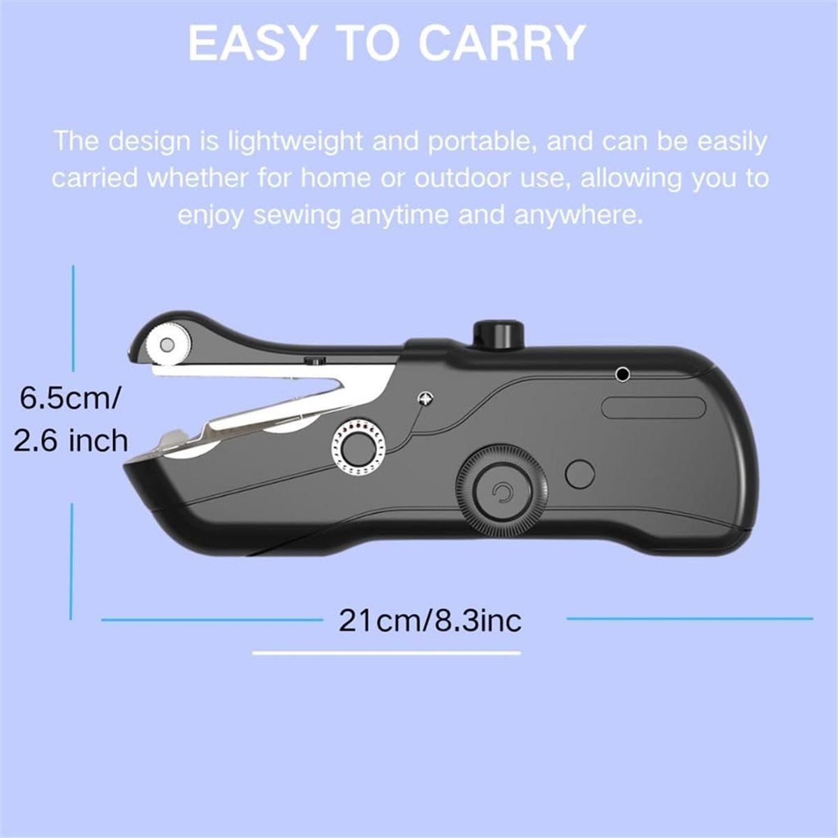 

Portable Handheld Sewing Machine for Beginners-Hand Held Sewing Machine for Adults,for Home Travel Clothes DIY Fabric China Mainland