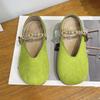 Anti-slip Shoes - Single Shoes for Women, Flat Bottom Shoes, Comfortable and Retro Style Shoes