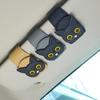 Cute Cat Style Magnetic Glasses Case For Car Sun Visor Holder- Multi-Function Auto Accessorie,Cars Accessories Girl