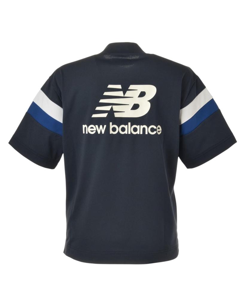 Golf Mock Neck Shirt 2 [New Balance] Short-Sleeve (Stretchable & Ultra-Quick Drying) / Women's / 012-6166504 120_Navy [L]
