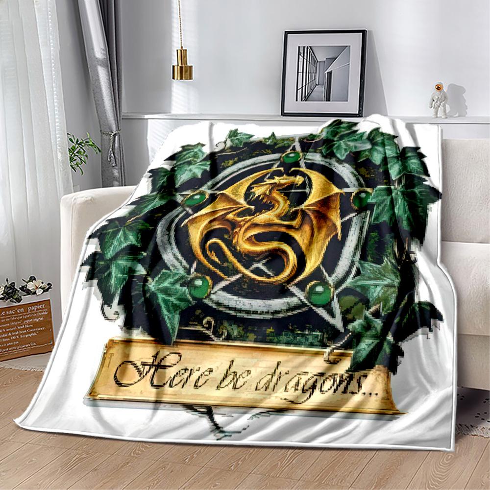 Gothic Style Blanket Warmthful Decor Suitable for Office Bed Seaside All-Season Use Warmthful Decor Best Holiday Gift for Friends Family