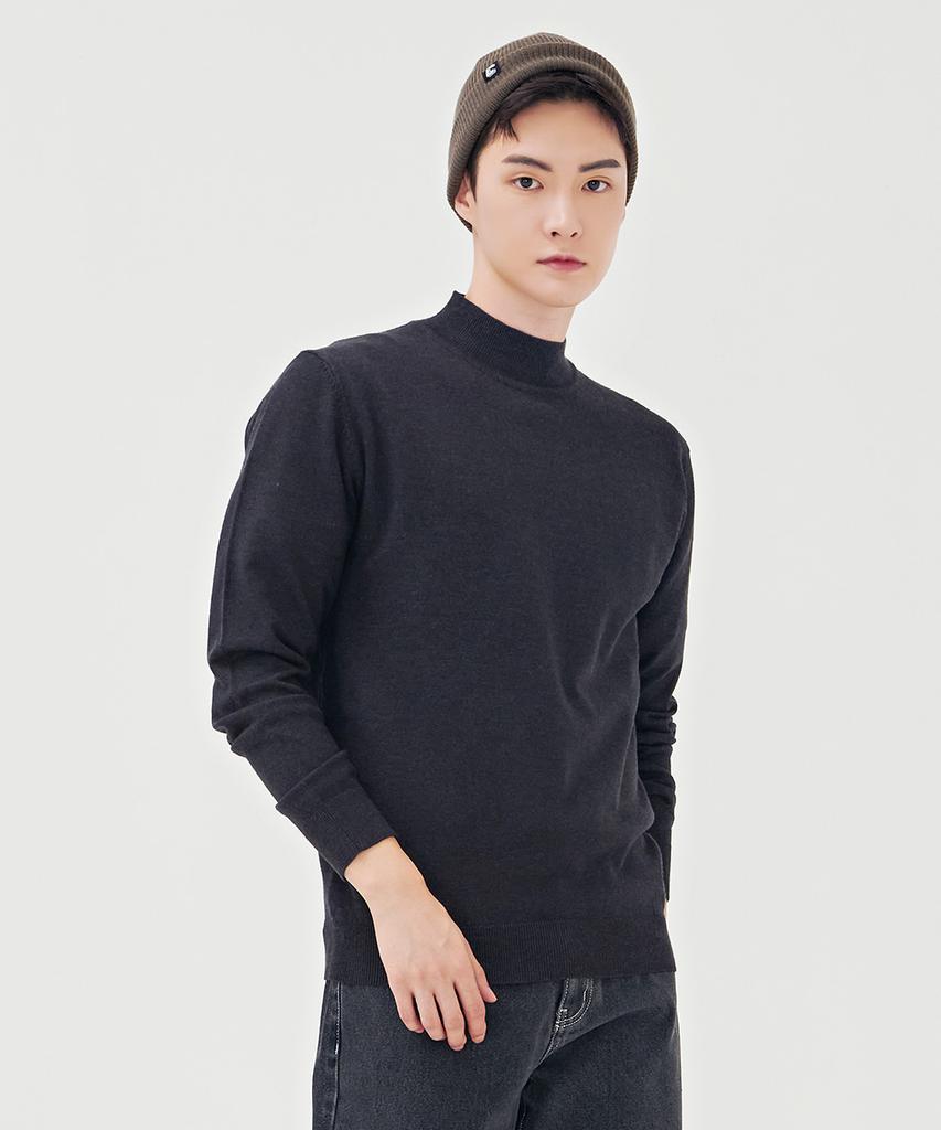 CHASECULT Men'S Basic Mock Neck Sweater-Bfzk5201D09