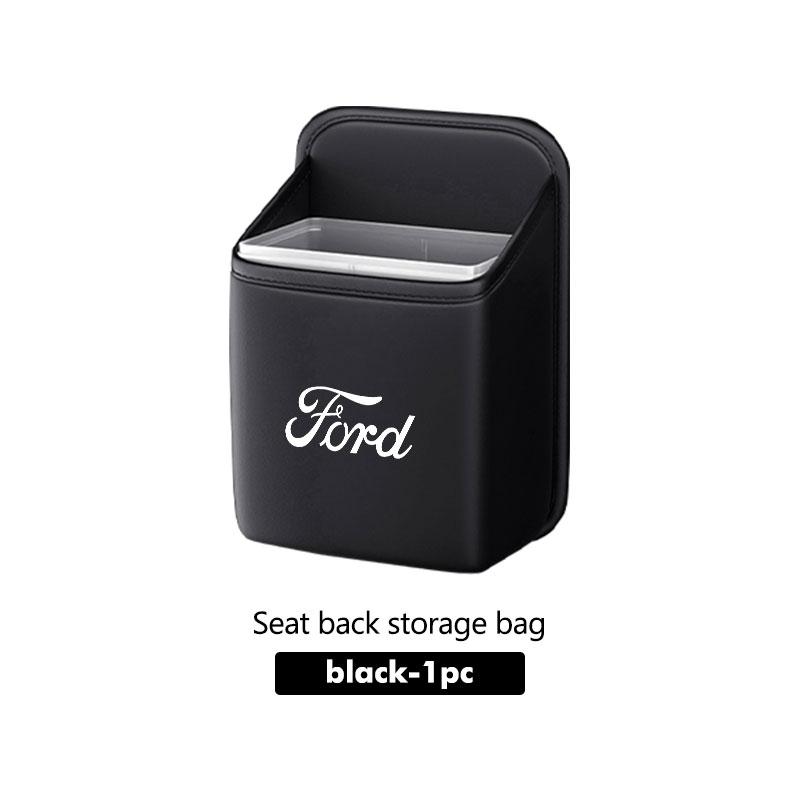 AAAMK1 For Ford Car Trash Bin Seat Back Hanging Storage Can Garbage Organizer Escape Ecosport Fusion Explorer Expedition Taurus