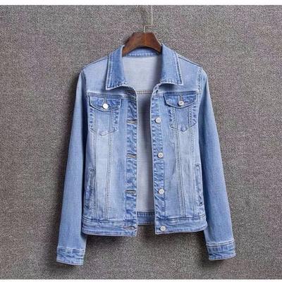Autumn Women's Casual Denim Jacket Jacket Women's Long-Sleeved Single-Breasted Jeans Jacket Women's Short Top