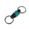 1 Pcs Aluminum Alloy Keychain Key Holder Removable 360 Degree Rotation Multifunctional Portable For Waist Belt Outdoor Tool