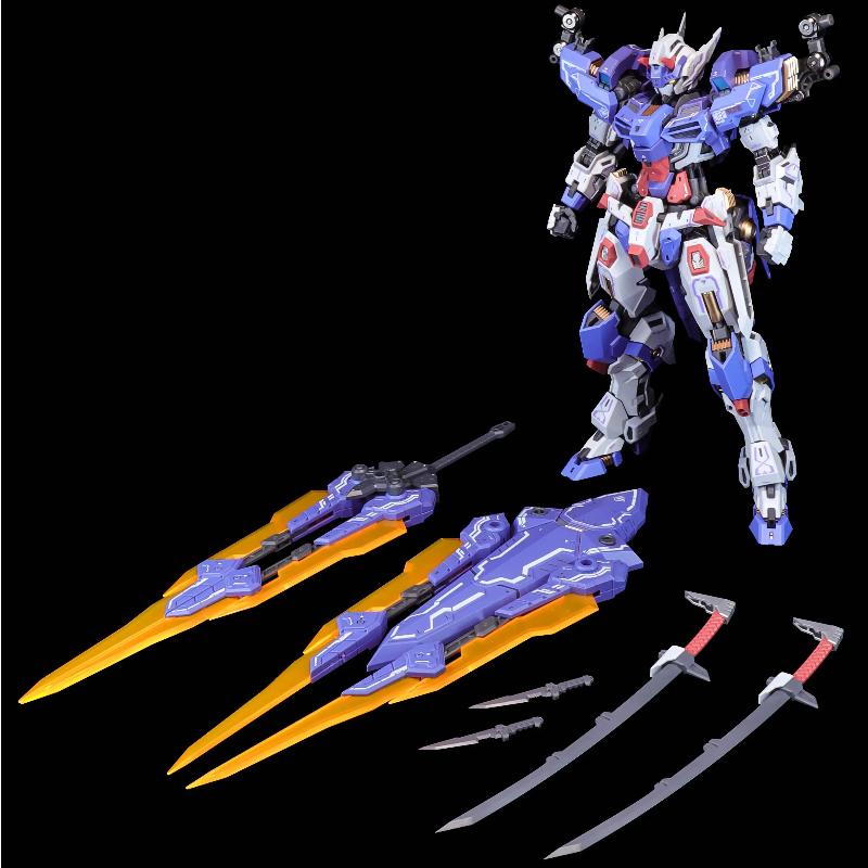 

Original Holographic Translucent Valkyrie Assembly Model Action Figures Mecha Scp Process Toys Desktop Ornament Collectable Gift