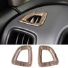 Wood Grain Side Air Vent Outlet Cover Trims for Chevy Colorado/GMC Canyon 2014+