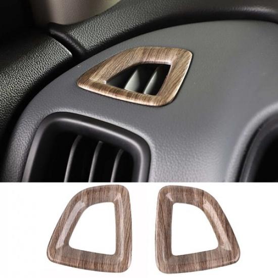 

Wood Grain Side Air Vent Outlet Cover Trims for Chevy Colorado/GMC Canyon 2014+