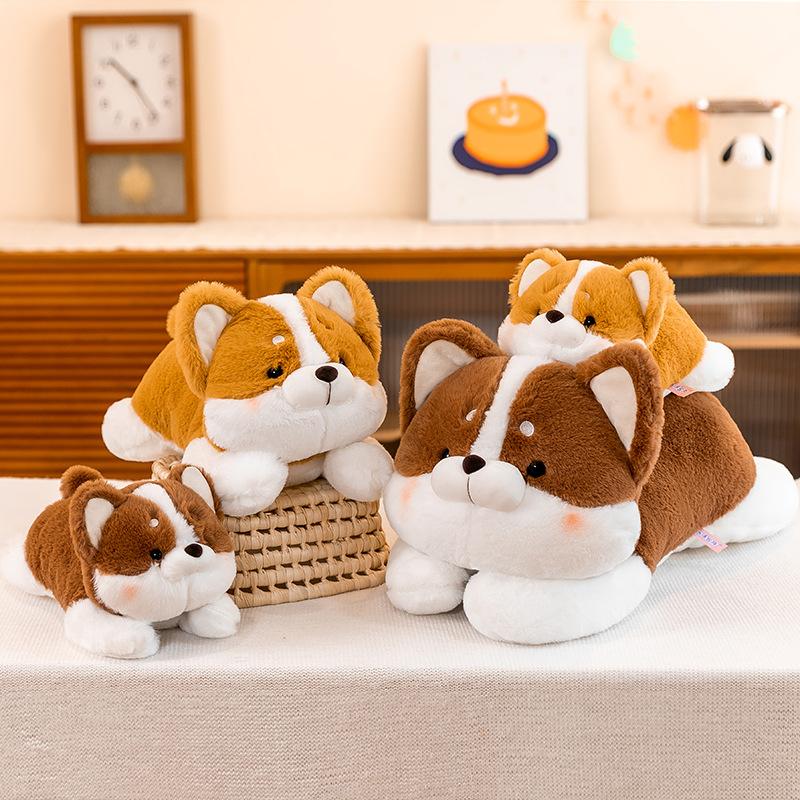 New Corgi Cute Plush Toy Doll Car Home Mall Ornaments Children's Pillow Dolls