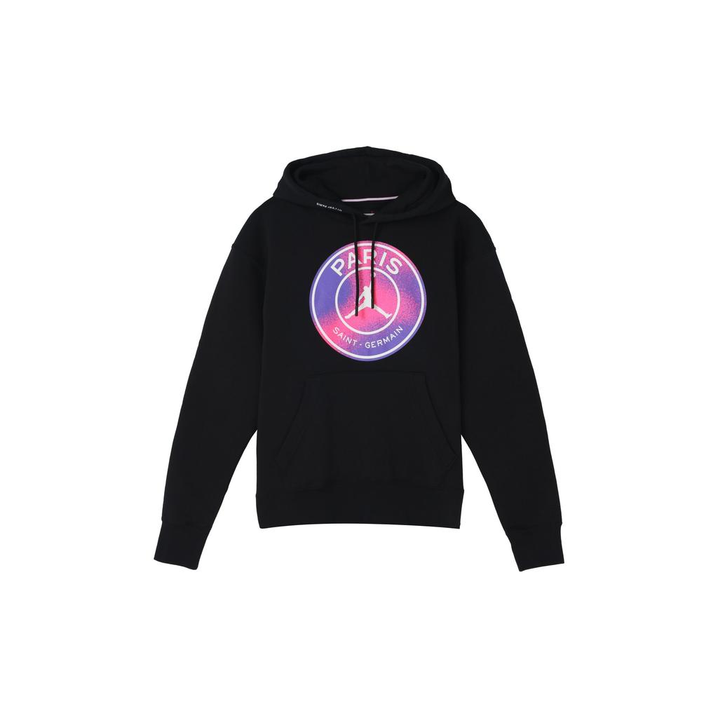 Jordan Paris Saint-Germain Fleece Pullover Hoodie Men Tops Black CZ0816-010