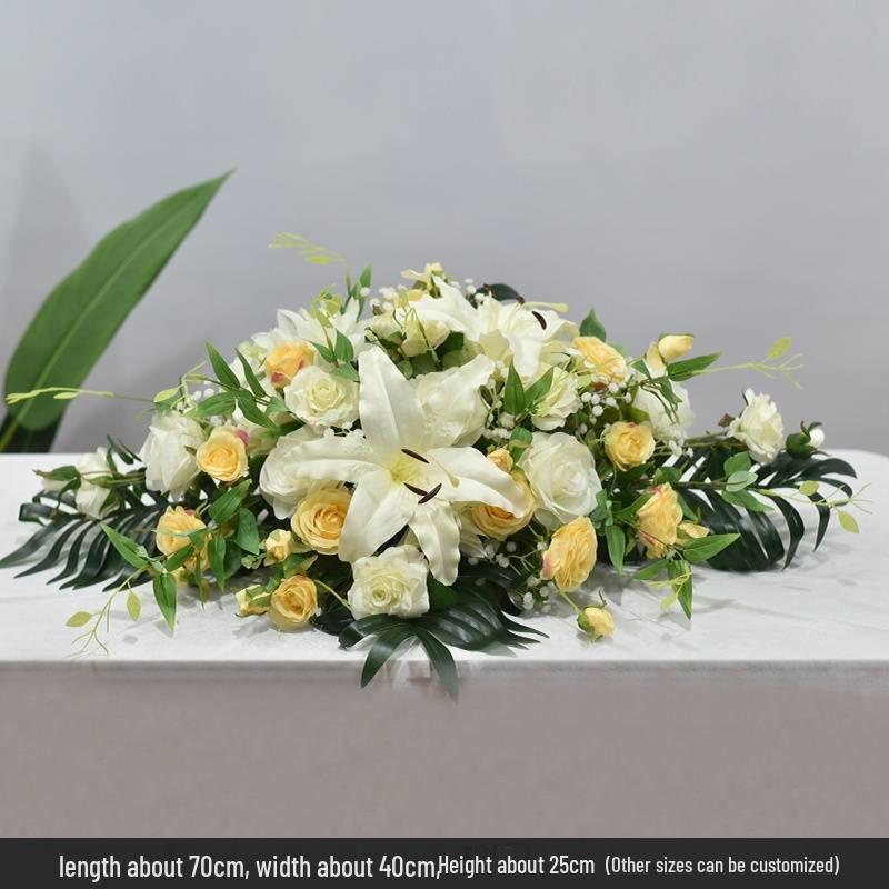 Long Table Flower Arrangement for Events and Decor