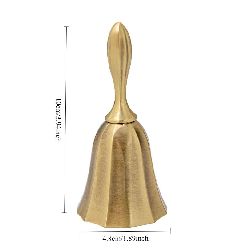 Hand Call Bell Gold Silver Multi-Purpose Bells for Craft Wedding Decoration Alarm School Church Classroom Bar Hotel Vintage Bell