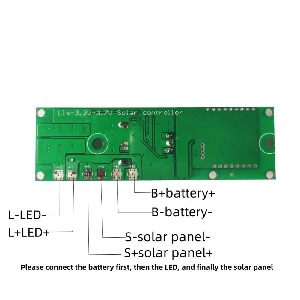 1Pc Solar Circuit Board Fiberglass 3.2V/3.7V W/ Switch Sensor For PCB Intelligent Lighting Control Solar Power Accessories