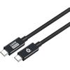 Câble USB-C 4.0 - CONCEPTRONIC - 1,20 M - 40 Gbps - 5 A - Noir