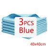 40x40cm Microfiber Glass Cleaning Cloth Reusable Lint Free Cloths Stainless Steel Windshield Shower Window Cleaning Cloth