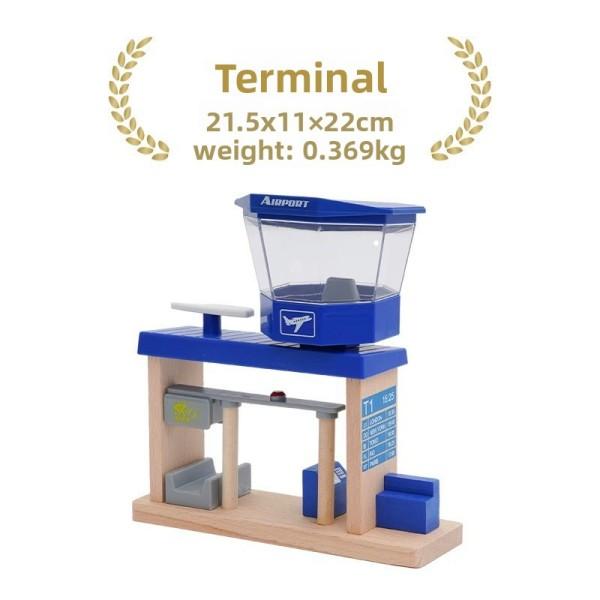 All Kinds Wooden Tunnel Station Platform Wooden Train Track Accessories fit for Brand Wooden Railway Track Toys for Children
