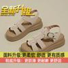 Fashion women's shoes size 35 thick soft sole not tired feet beach shoes women's summer wear 2025 new Roman sandals