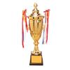 Metal Award Trophy First Place Trophies Rewards with Base for Football Soccer Baseball Sports Tournaments Party Decorations