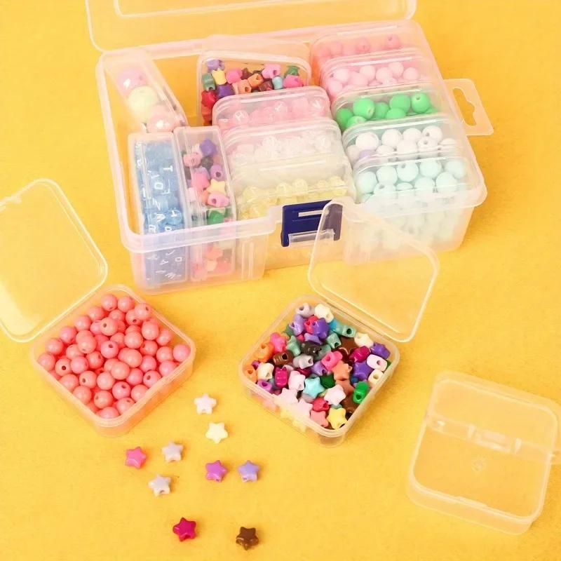 1/5/10pcs- Grids DIY Diamond Painting Multifunctional Storage Box, Nail Art Jewelry Rhinestone Mosaic Storage Container