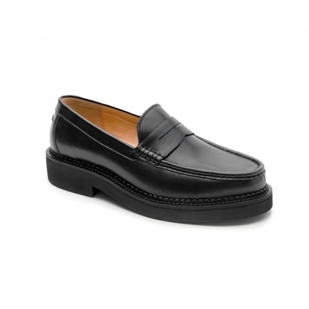 Thommcan Men S Comfort Penny Loafer Black Aden 03 9tmad34f1r