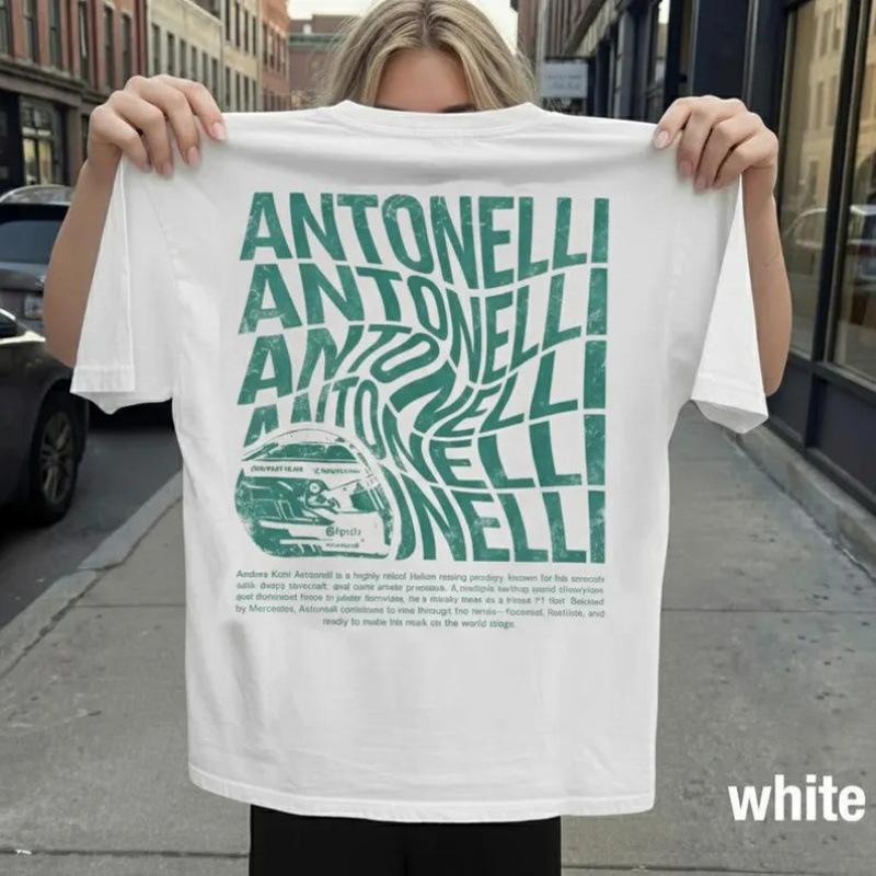 Kimi Antonelli F1 Racing Shirt, Vintage Mercedes S