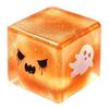 Quetschwürfel Spielzeug Halloween Geist Stress Sensorisches Spielzeug Angstlinderung Langsam aufsteigend Glitzer Kneten für Kinder Erwachsene Mini