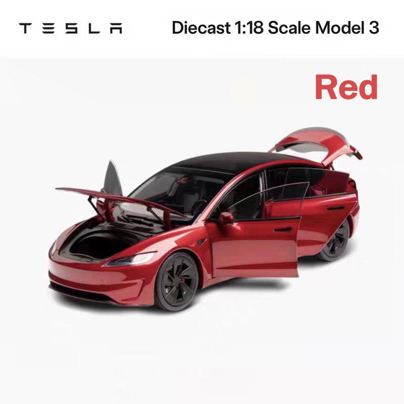 

1:18 Tesla Model 3/S/X Повністю Електричний Позашляховик Легкосплавний Повністю Відкривається Симуляція Модель Автомобіля Колекція Настільні Прикраси Круті Моделі Іграшка для Хлопчика