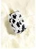 Cow Print Waterproof Cosmetic Travel Bag - Portable Skincare Organizer
