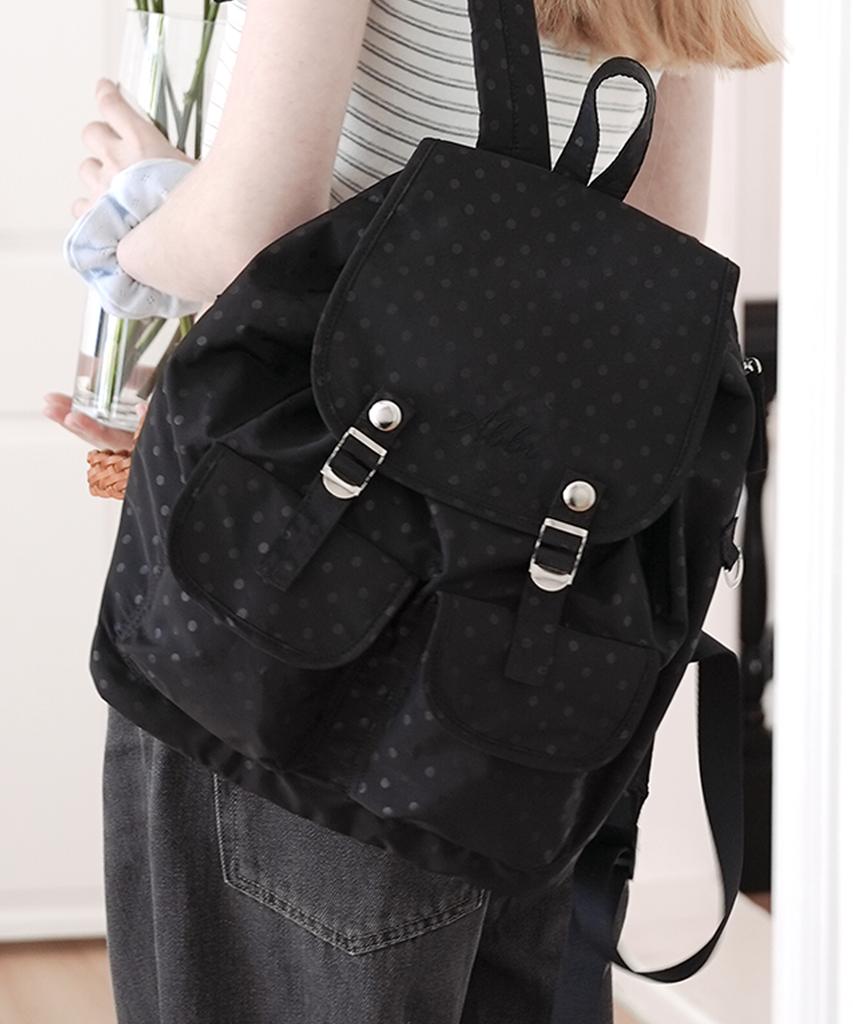 Abbr Snap Mini Backpack_Black Dot