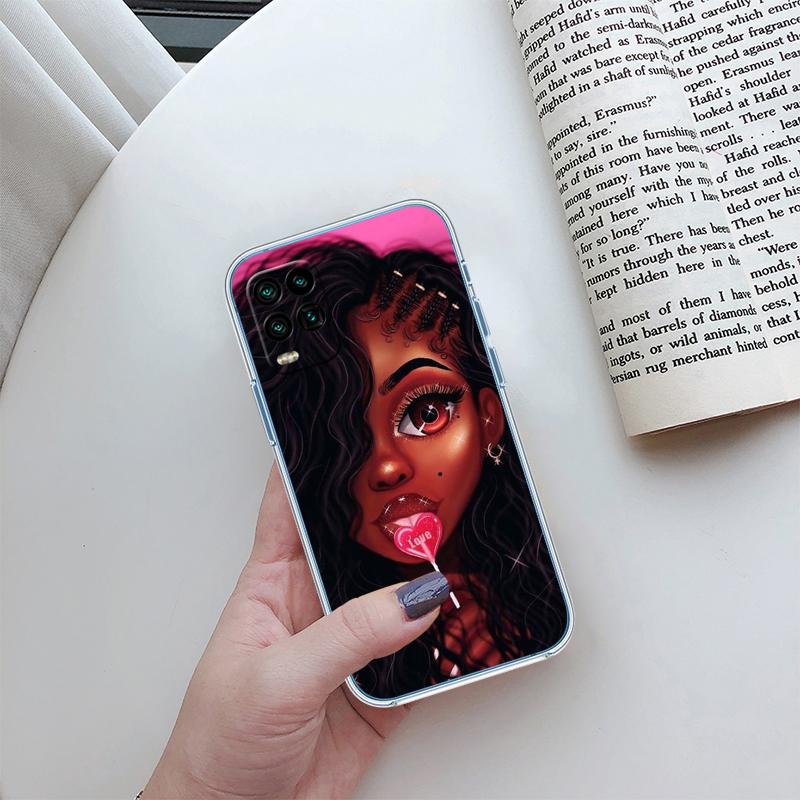 RP57 Poppin Black Girl Phone Case for Motorola Moto G40 G04 G05 One Ace Action Fusion + Plus Hyper Macro Vision Zoom
