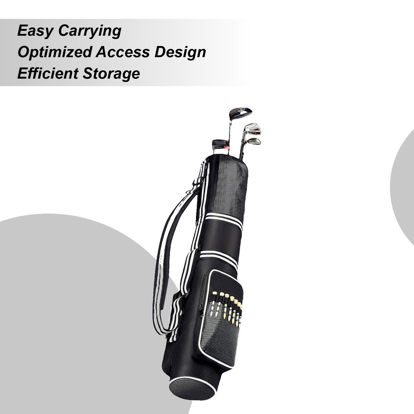 

Golf Bags For Men Lightweight Golf Bag Waterproof Foldable Lightweight Organizer For Holding 3-9 Sticks Balls Tees Towels Teens China Mainland