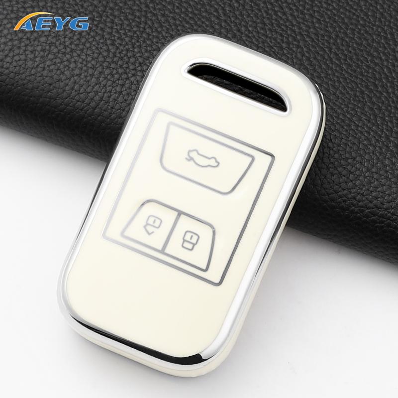 Tpu Car Remote Key Cover Case Shell Fob For Chery Tiggo 3 5X 4 8 Glx 7 Arrizo Tiggo 8 Keychain Protective Accessories