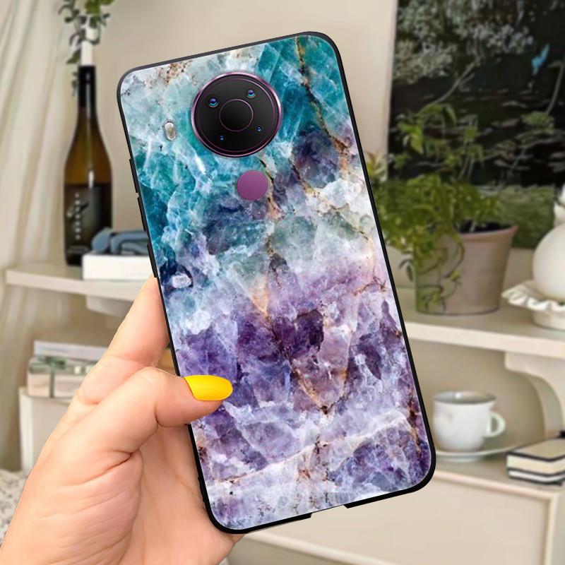 For Nokia 5.4 Case Soft Black Silicone Phone Back Cover For Nokia 5.4 Case Nokia5.4 TA-1333 TA-1340 TA-1337 TA-1328 TA-1325 Cat