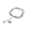 Vintage Ethnic Ceramic Bracelet with Bow Pendant for Women - High-End Handcrafted Jewelry