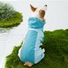 2026 Full Coverage Color Block Dog Raincoat Four Leg Waterproof Coat For Corgi Dachshund Small Medium Dogs Outdoor Wear