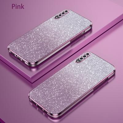 Custodia morbida di lusso elettroplaccata con glitter per Samsung Galaxy A30 A32 A34 A50 A51 A52 A53 A54 A70 A71 A72 A73 Cover posteriore