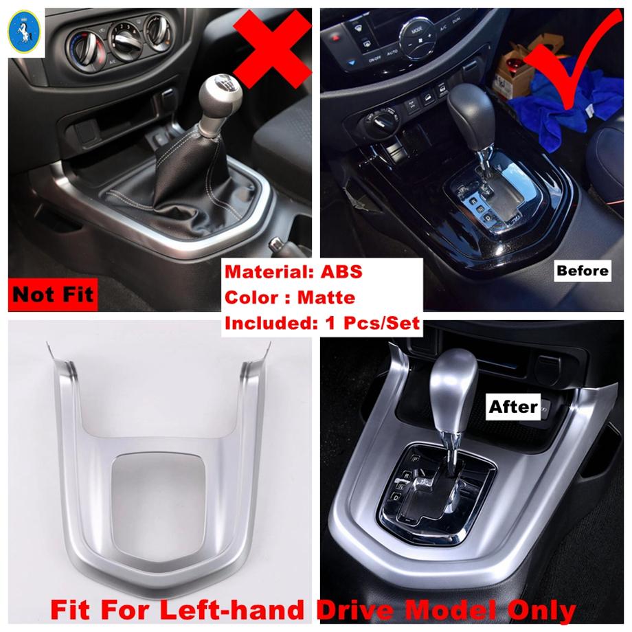 Matte Car Air AC Outlet Vent / Gear Box / Window Lift Panel Accessories Cover Trim For Nissan Navara NP300 / Terra 2017 -