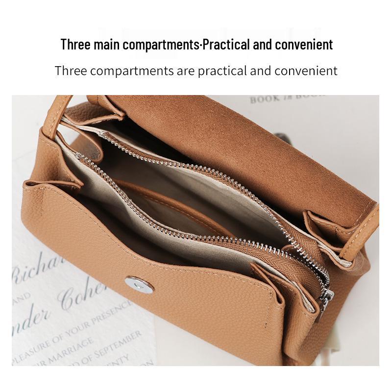 Little Elephant Cartoon Genuine Leather Shoulder Crossbody Bag for Women